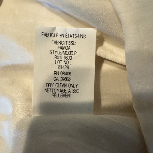 Theyskens' Theory White High Neck Sleeveless Top / Dress Women's Petite P - Picture 6 of 6